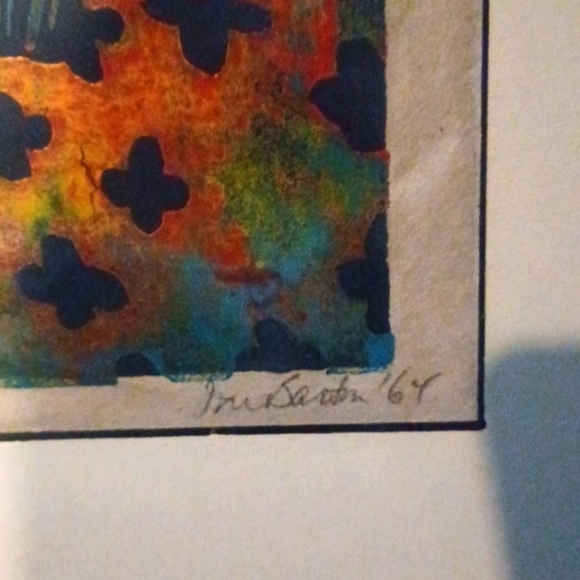 Limited Edition Signed Artist Proof John M Barton block print, 42x14 framed - Picture 4 of 7